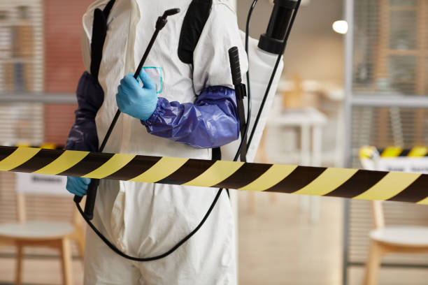 Professional Biohazard Cleanup technician working in Brookhaven, NY
